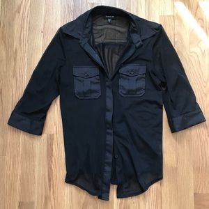 Bebe seethrough shirt